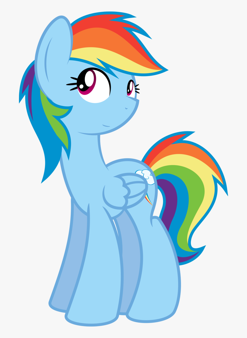Rainbow Blueblitzie Fan Art Digital Vector Movies - Mane, HD Png Download