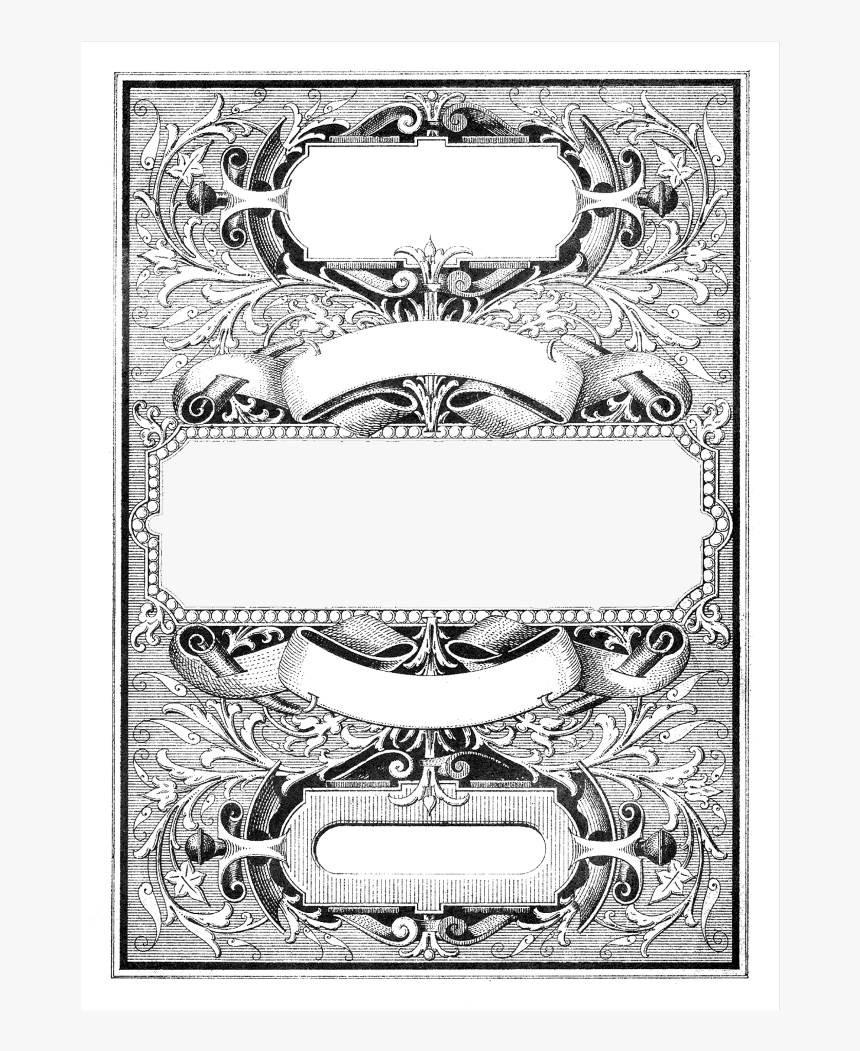 #background #border #frame #vintage #freetoedit - Illustration, HD Png Download