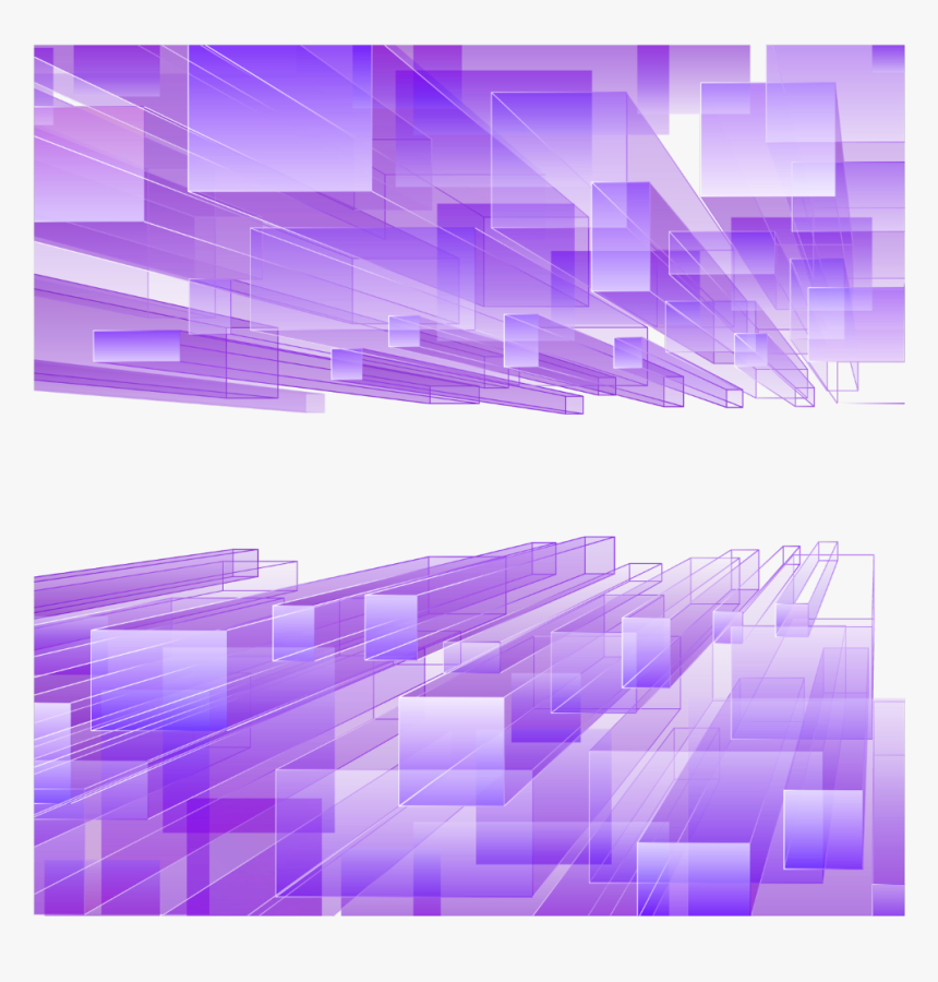 #background #border #rectangles #cubes #perspective - Graphic Design, HD Png Download