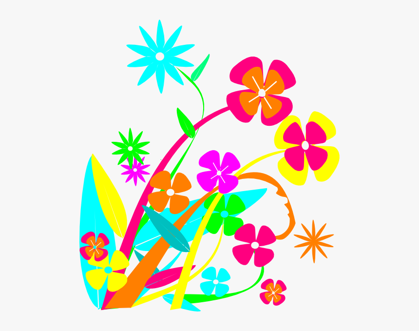 Flowers Clip Art At Clker - Png Clipart Design Vector Flower Png, Transparent Png