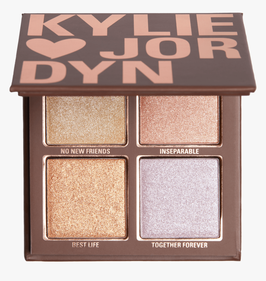 Kylie Cosmetics Kylie X Jordyn Collection - Kylie And Jordyn Highlighter Palette, HD Png Download