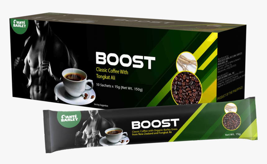 Transparent Barley Png - Sante Barley Boost Coffee, Png Download