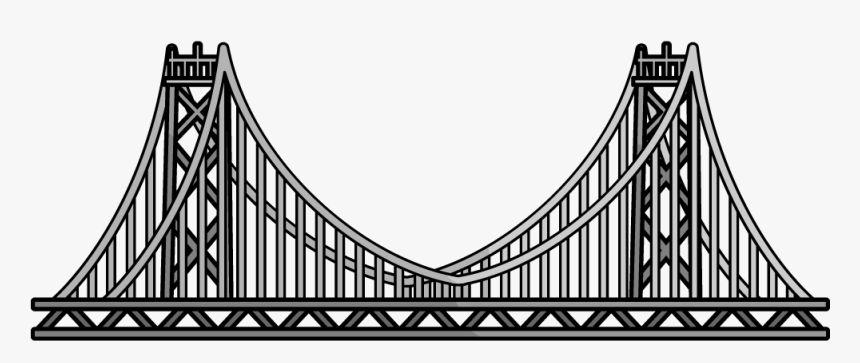 Self-anchored Suspension Bridge, HD Png Download