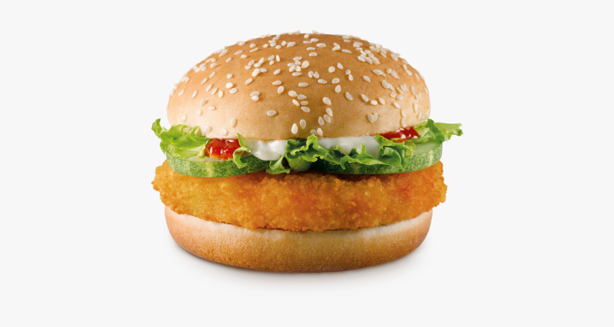Mcdonald S Veggie Crunch Burger - Vegetarian Burger Mcdonalds, HD Png Download