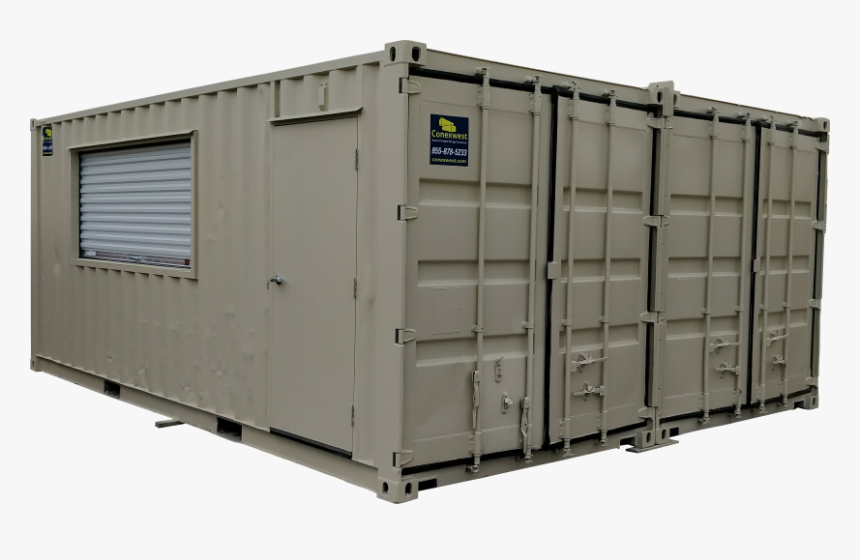 20ft Joined Shipping Containers For Sale - Container, HD Png Download