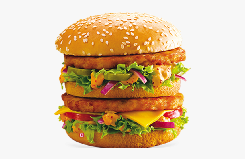Veggie Burger Clipart Mcdonalds Burger - Chicken Maharaja Mac Meal L, HD Png Download