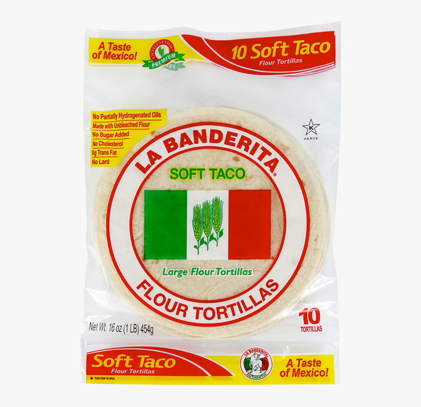 La Banderita Soft Taco Flour Tortillas, HD Png Download