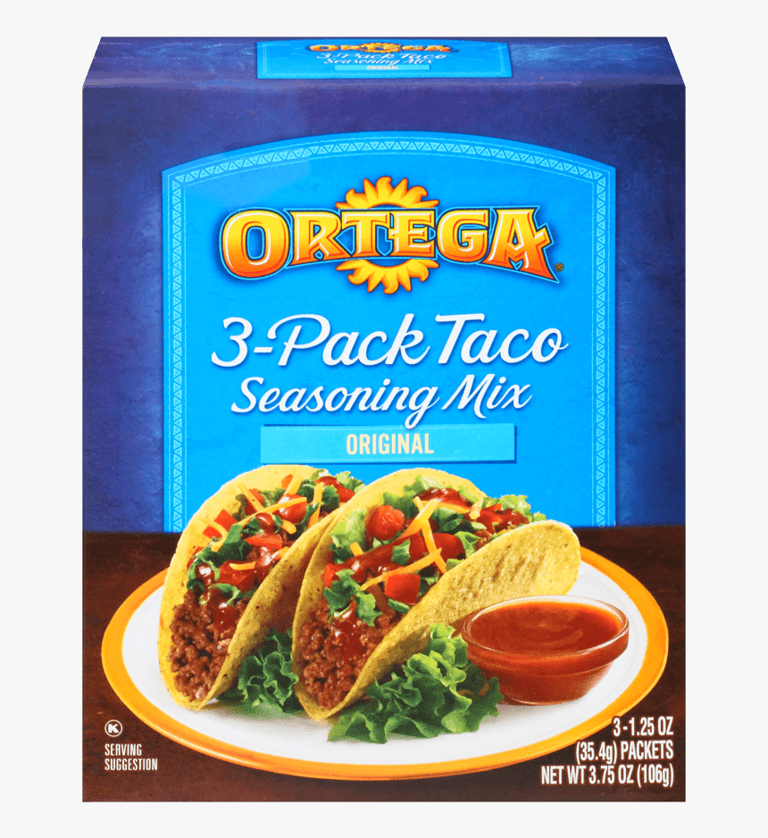 Image Of Taco Seasoning Mix - Ortega Taco Seasoning, HD Png Download