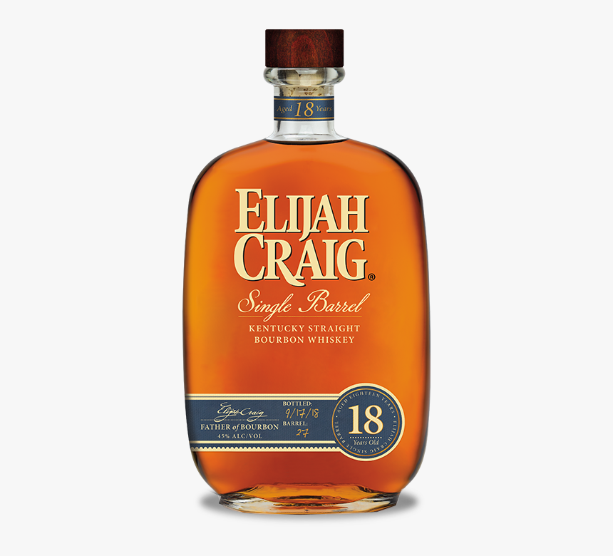 Elijah Craig 18 Year 2018, HD Png Download
