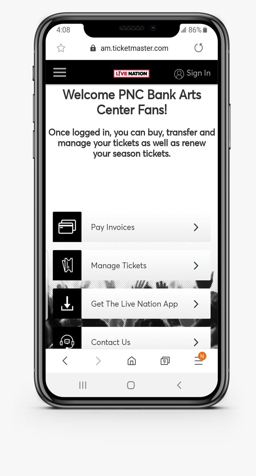 Transfer Tickets On Live Nation, HD Png Download
