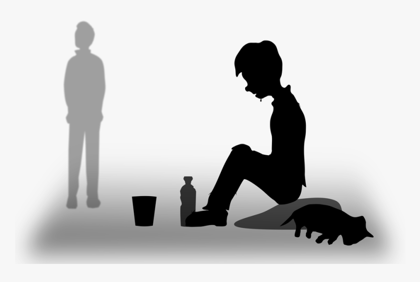 Begging, Homeless, Poor, Poverty, Beggar, Loneliness - Islam Religion History, HD Png Download