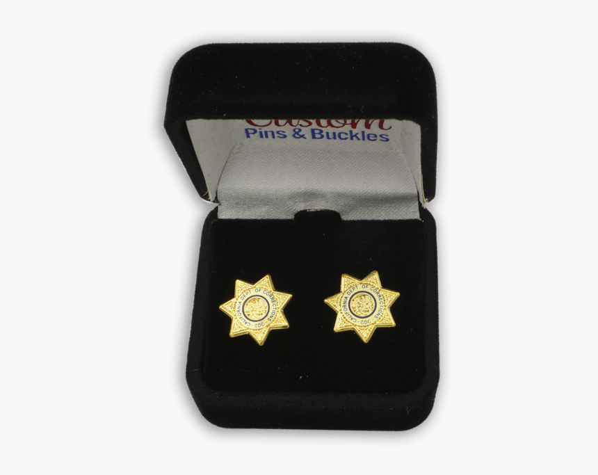 Cdc Earrings Gold Star Sheriff California State Seal - Coin Purse, HD Png Download