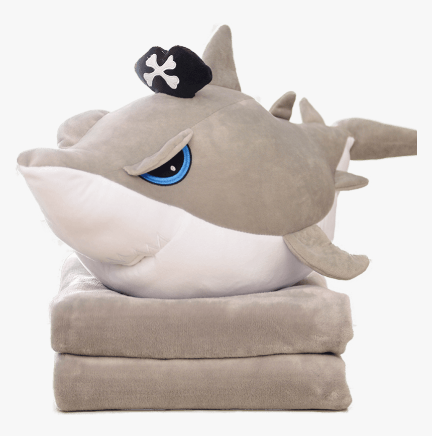 Transparent Baby Shark Png - ตุ๊กตา หมอน ผ้าห่ม ปลา ฉลาม, Png Download