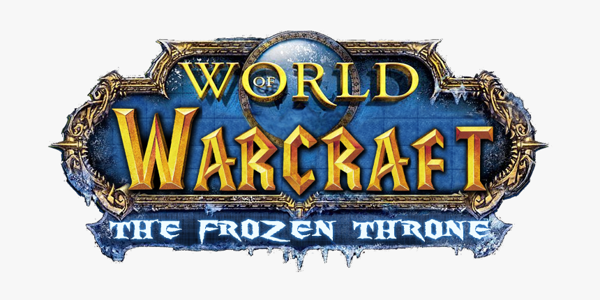 World Of Warcraft Logo Png - Wow Frozen Throne Logo, Transparent Png