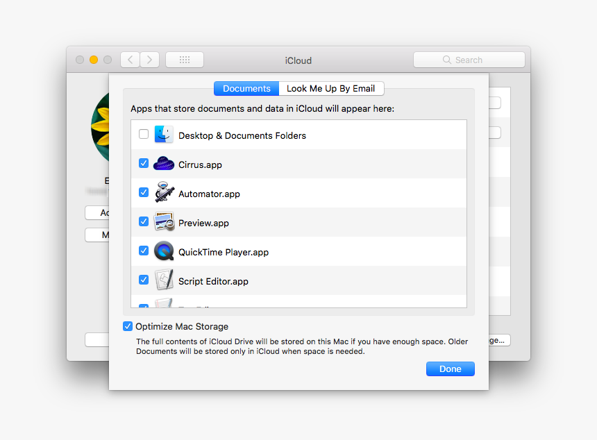 Optimizestore01 - Icloud Desktop And Documents, HD Png Download
