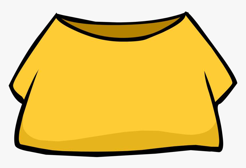 Transparent Yellow Shirt Png - Club Penguin Clothes Png, Png Download