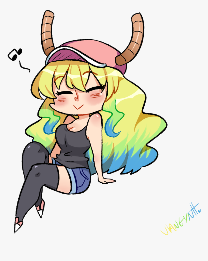 Transparent Dragon Maid Png - La Dragon Waifu, Png Download