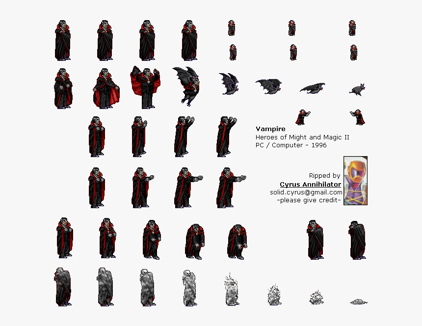Heroes Of Might And Magic 2 Vampire, HD Png Download