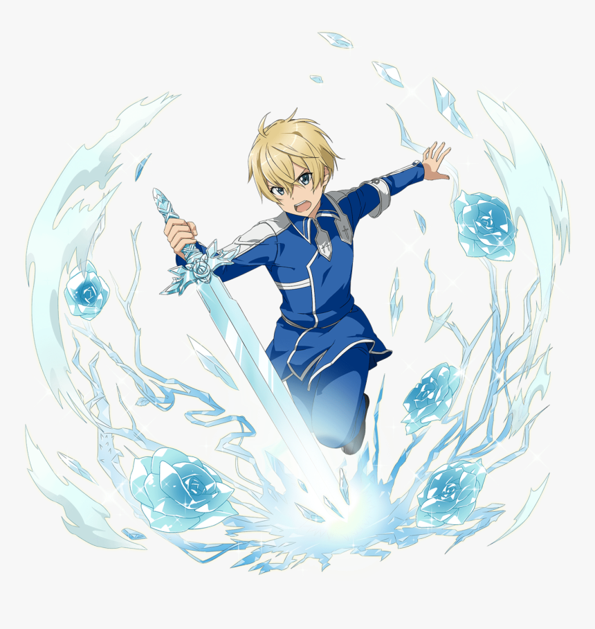 Eugeo Blue Rose Sword Anime, HD Png Download
