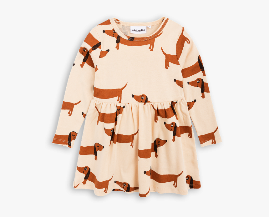 Weiner Dog Covered Dress - Mini Rodini Sausage Dog Dress, HD Png Download