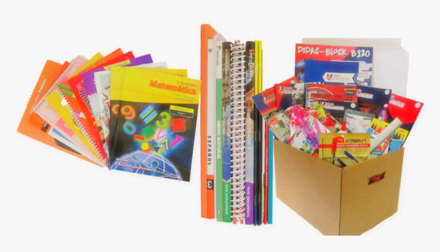 Transparent Utiles Escolares Png - Caja Con Utiles Escolares, Png Download