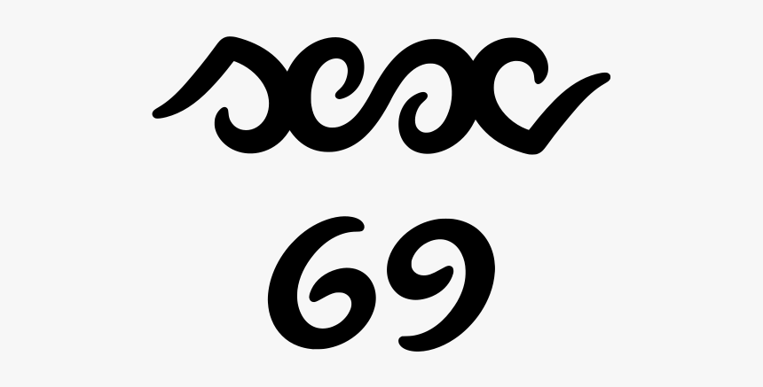 Ambigram Sex - 69 Sex, HD Png Download
