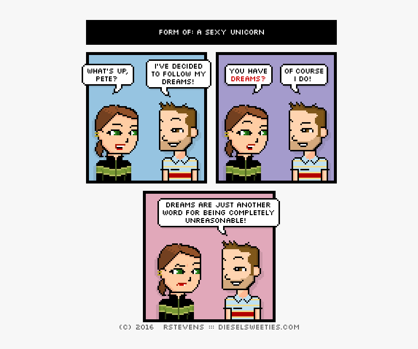 A Sexy Unicorn - Cartoon, HD Png Download