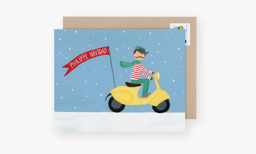 Hipster Holiday Card - Illustration, HD Png Download