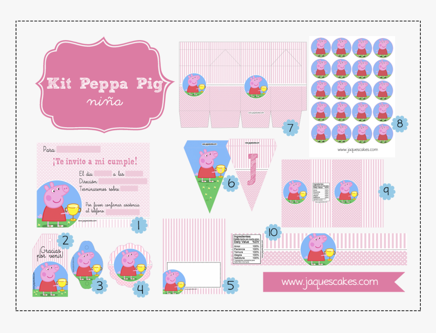 Ideas Cumple Peppa Pig, HD Png Download