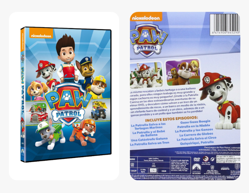 Paw Patrol Dvd, HD Png Download