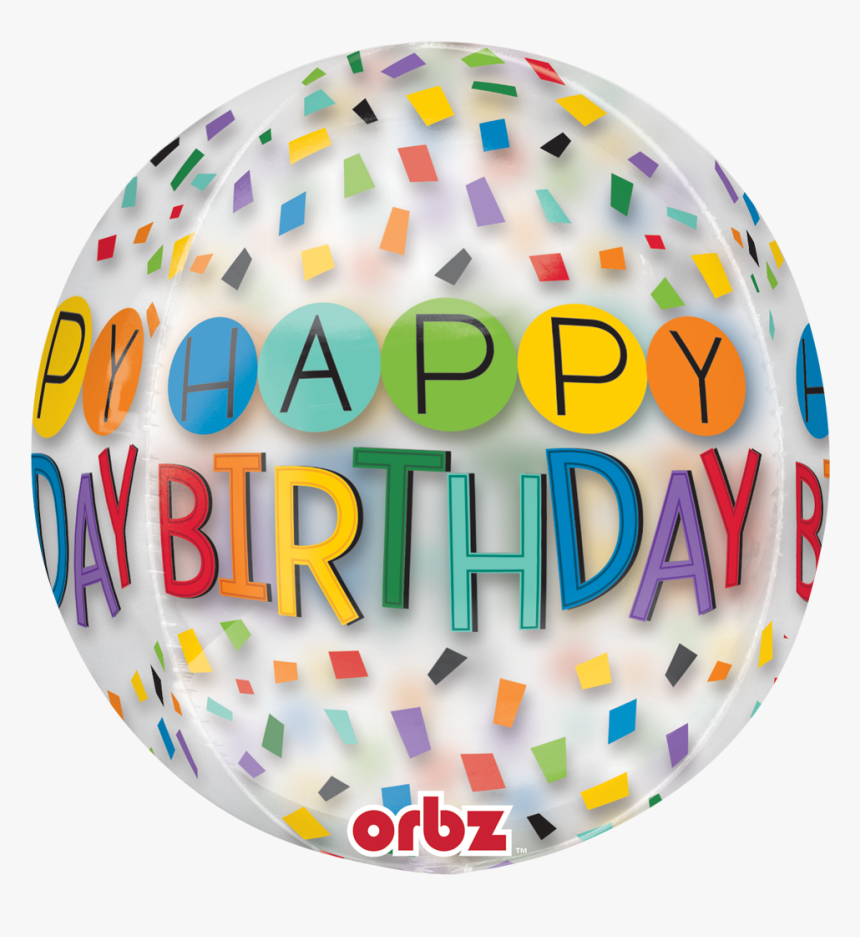 Clear Happy Birthday Balloons, HD Png Download