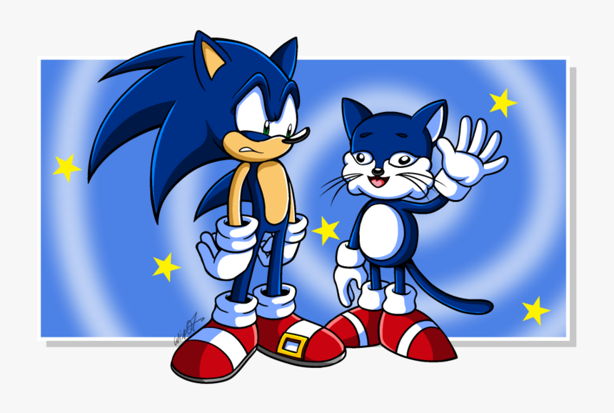 Transparent Sonic The Hedgehog Clipart - Sonic The Cat, HD Png Download