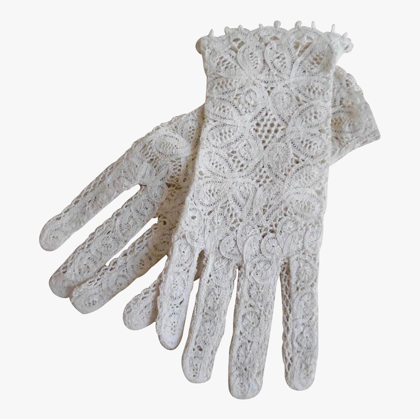 Vintage White Gloves Png, Transparent Png