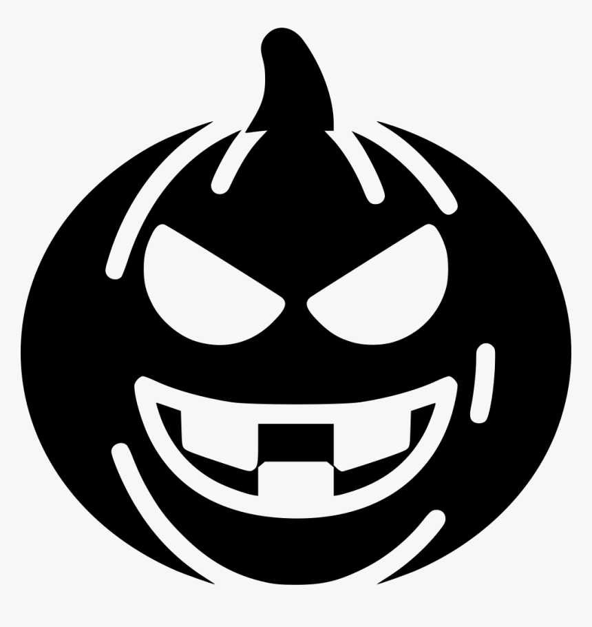 Evil Pumpkin - Scalable Vector Graphics, HD Png Download