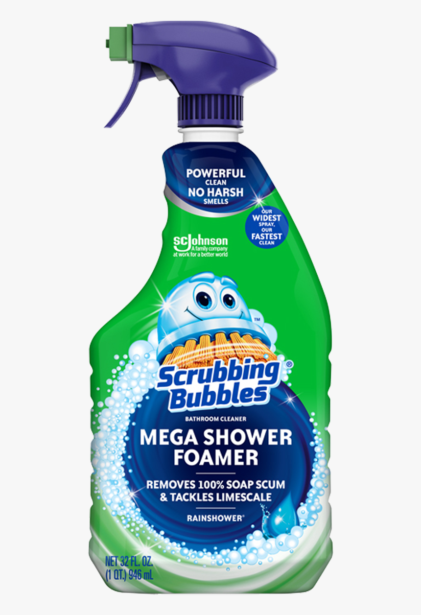 Scrubbing Bubbles Mega Shower Foamer Trigger - Scrubbing Bubbles Mega Shower Foamer, HD Png Download