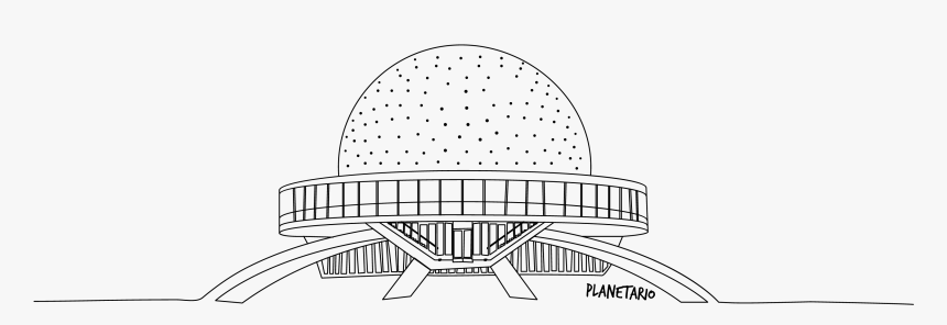 Planetario Dibujo - Dibujos Planetarios, HD Png Download