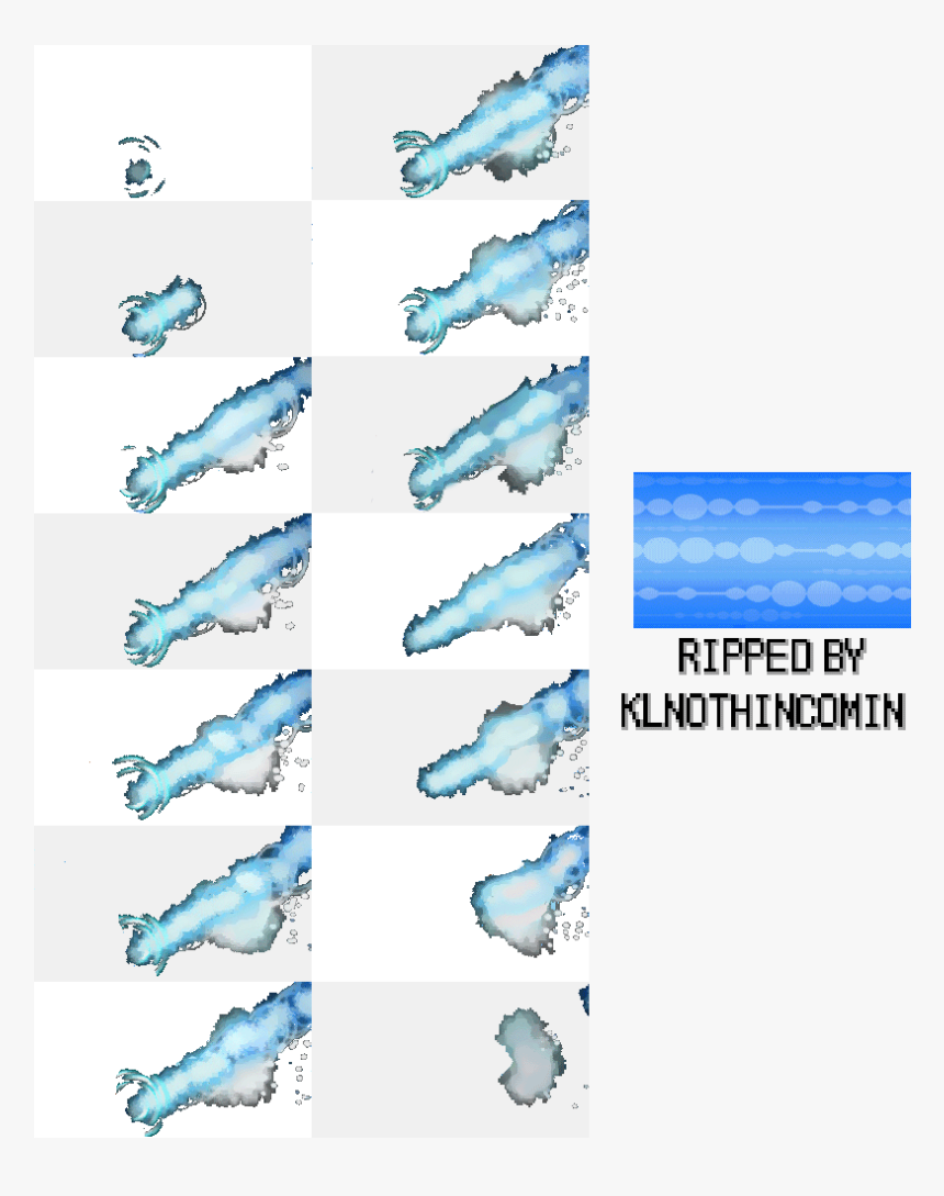 [tutorial] Attack Rips D/p/pl [archive] - Pokemon Hydro Pump Sprite, HD Png Download