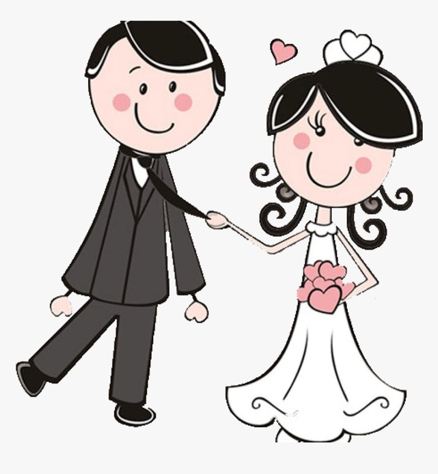Bride Clipart Dibujos Clipart Digi Stamps Wedding Novios - Wedding Clipart Cute, HD Png Download