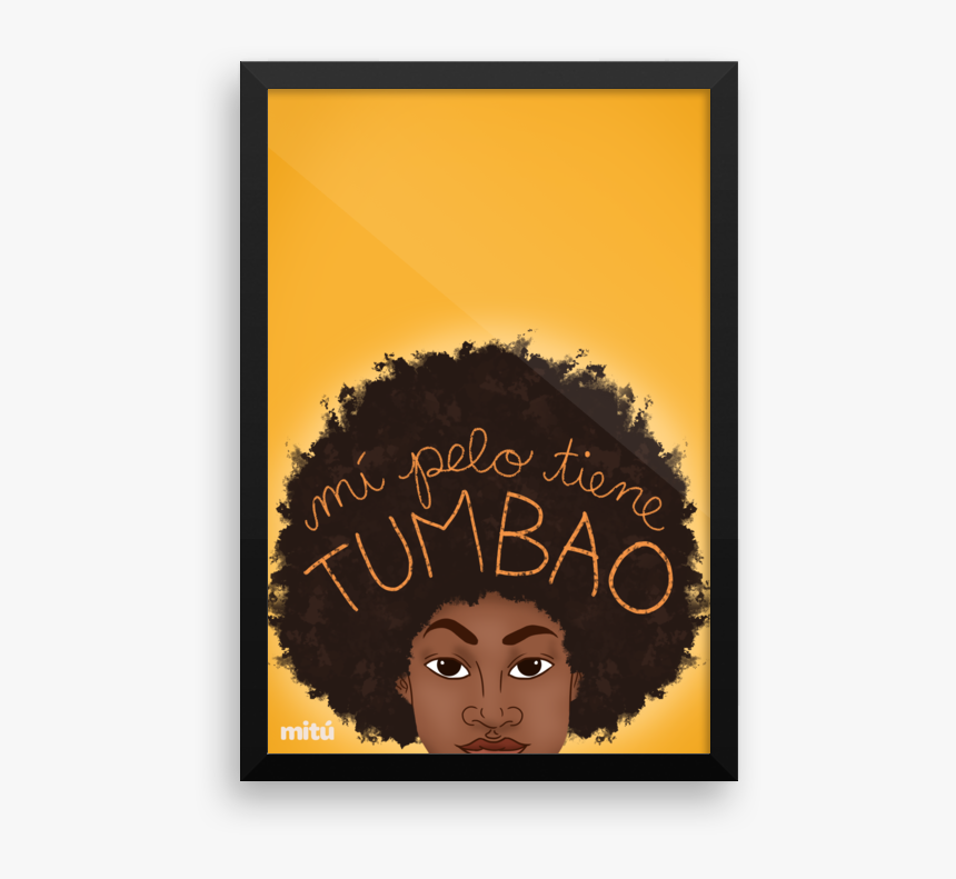 Mi Pelo Tiene Tumbao Wall Art 
 Class Lazyload Lazyload - Afro Latina Girl Art, HD Png Download