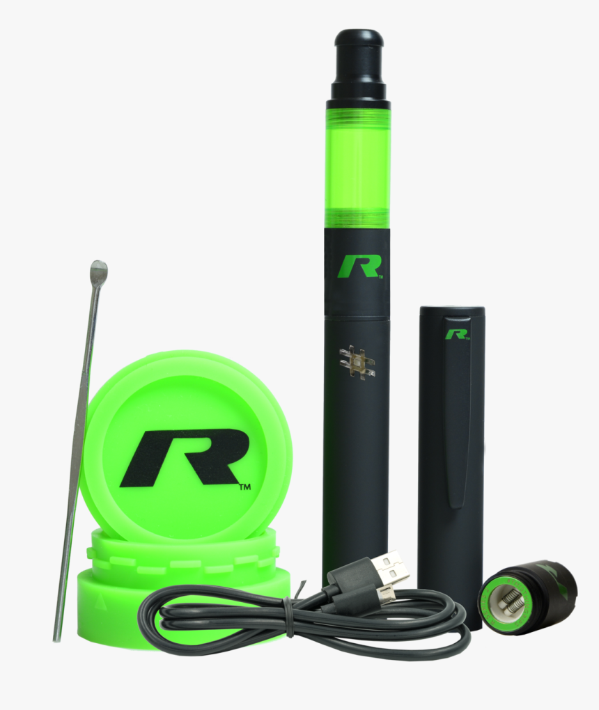 Black And Green Vape Pen, HD Png Download