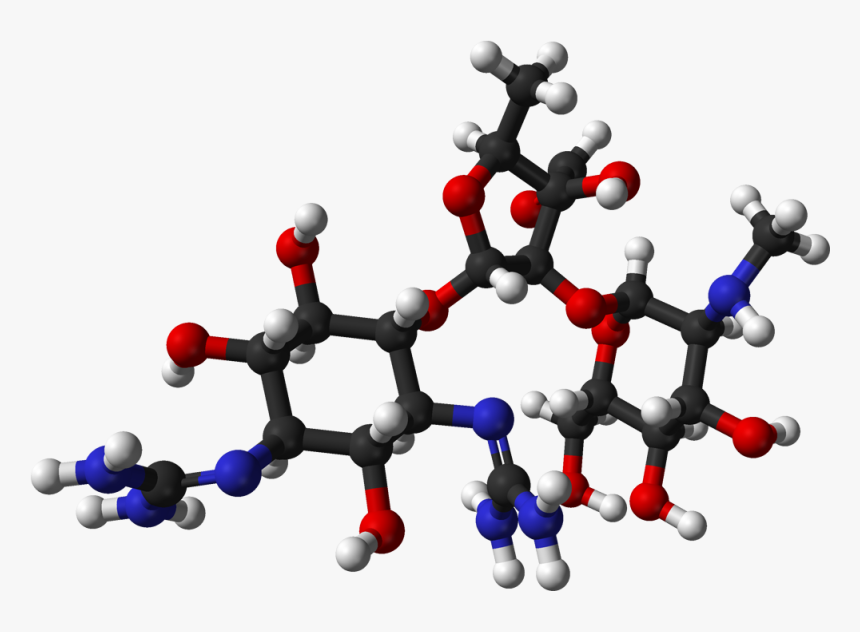 Streptomycin 1ntb Xtal 3d Balls - Streptomycin, HD Png Download