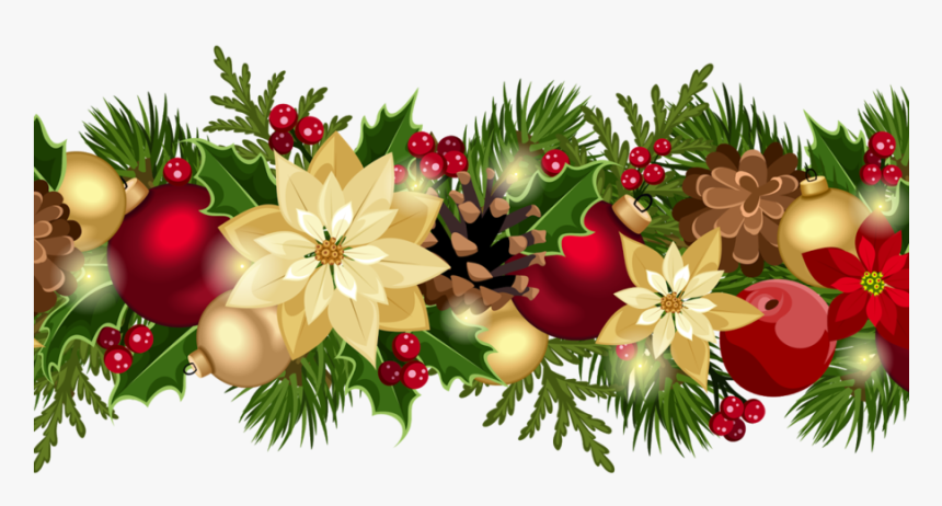 Wreath Christmas Transparent Image, HD Png Download