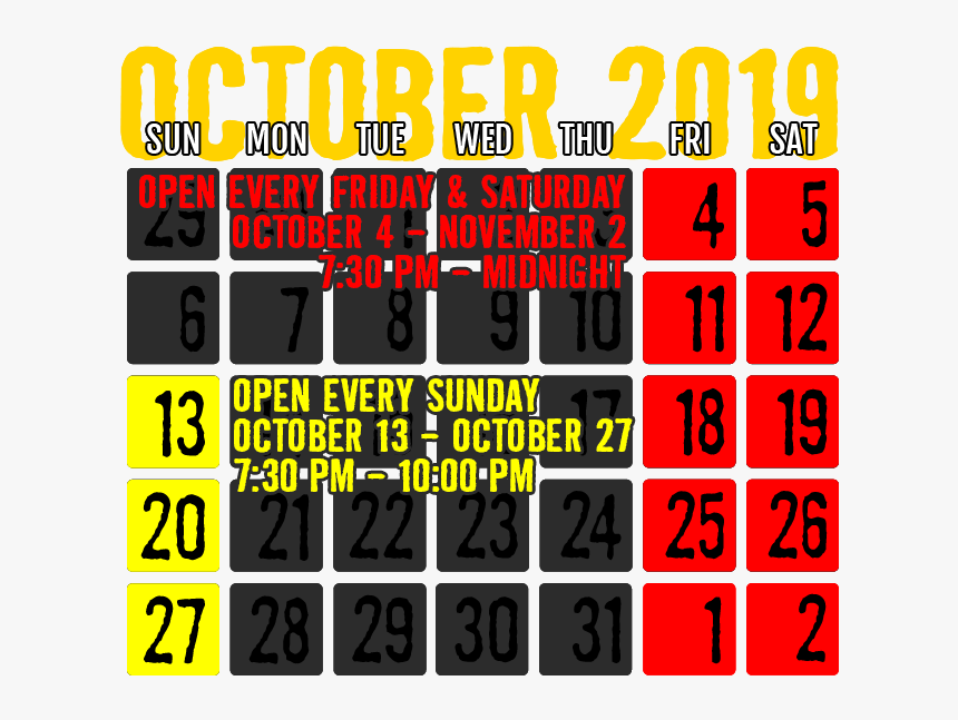 Dates & Hours Of Operation - Graphic Design, HD Png Download