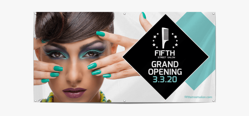 Salon Grand Opening Banner Template Preview - Banner Hair Salon Grand Opening, HD Png Download