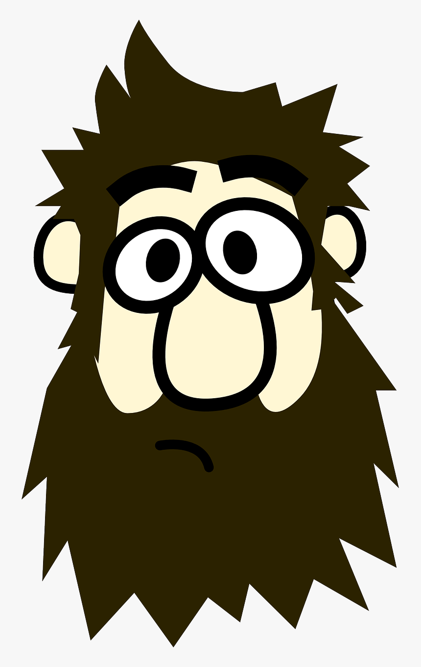 Cartoon With A Beard, HD Png Download