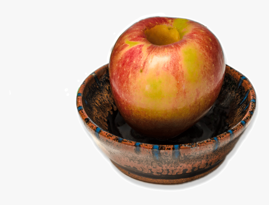 Handmade Pottery Apple Baker With Apple - Mcintosh, HD Png Download