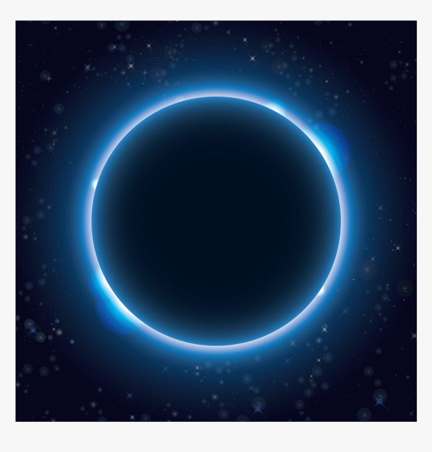 Blue Space Png - Eclipse, Transparent Png