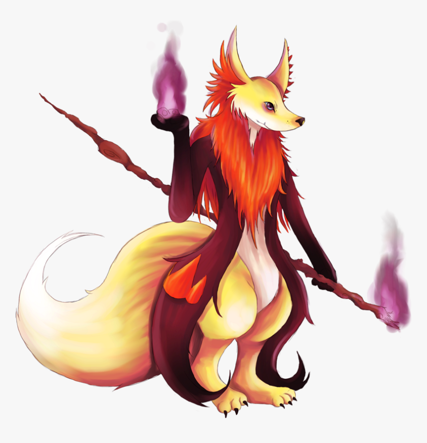 Delphoxredesign - Delphox Redesign, HD Png Download