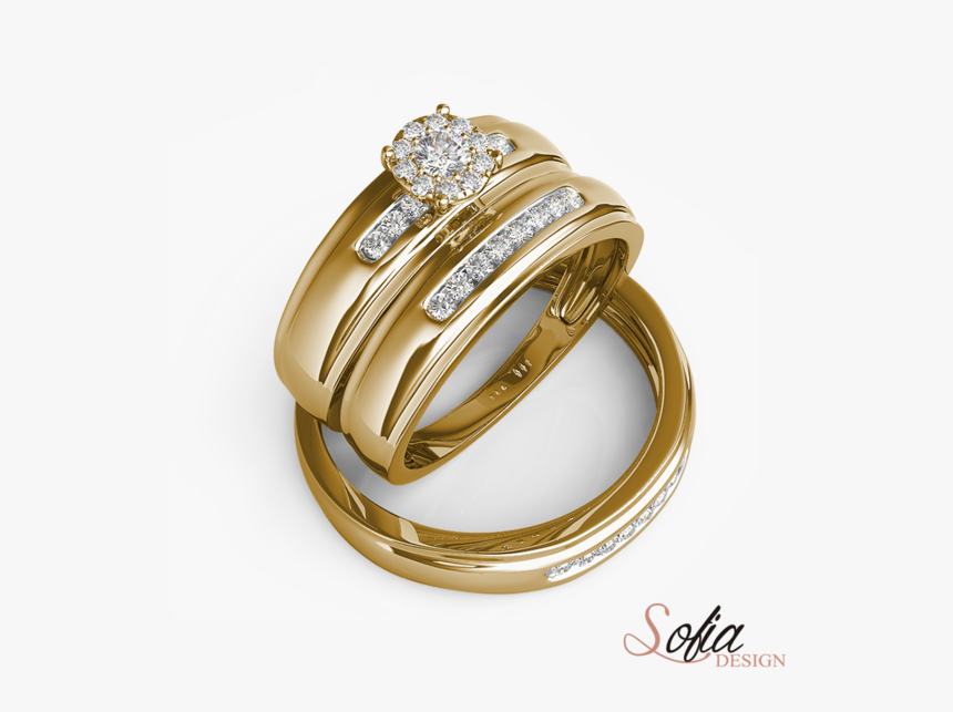 Anillos De Matrimonio Trio, HD Png Download