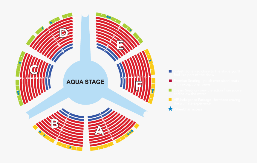 Reve Las Vegas Seating Chart, HD Png Download